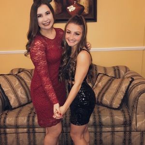 Red Lace Dress for a dressy occasion